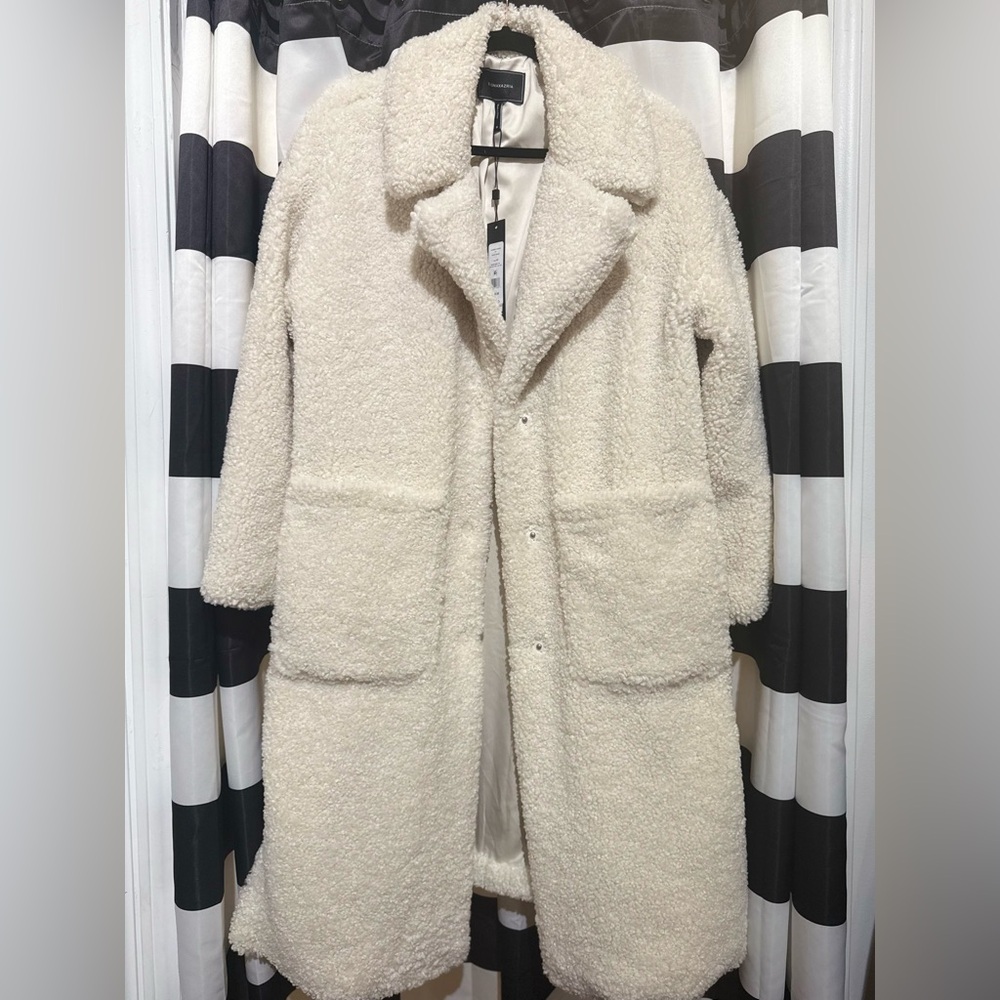 BCBGeneration Off-White Teddy Jacket